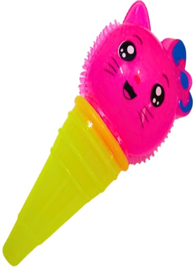Munmoll Chu Chu Led Flashing Ice Cream Anti-Stress Gift Fun Toys for Children LED Light Learning and Educational Toy for Kids Multicolor (Chu Chu 1) - Image 1